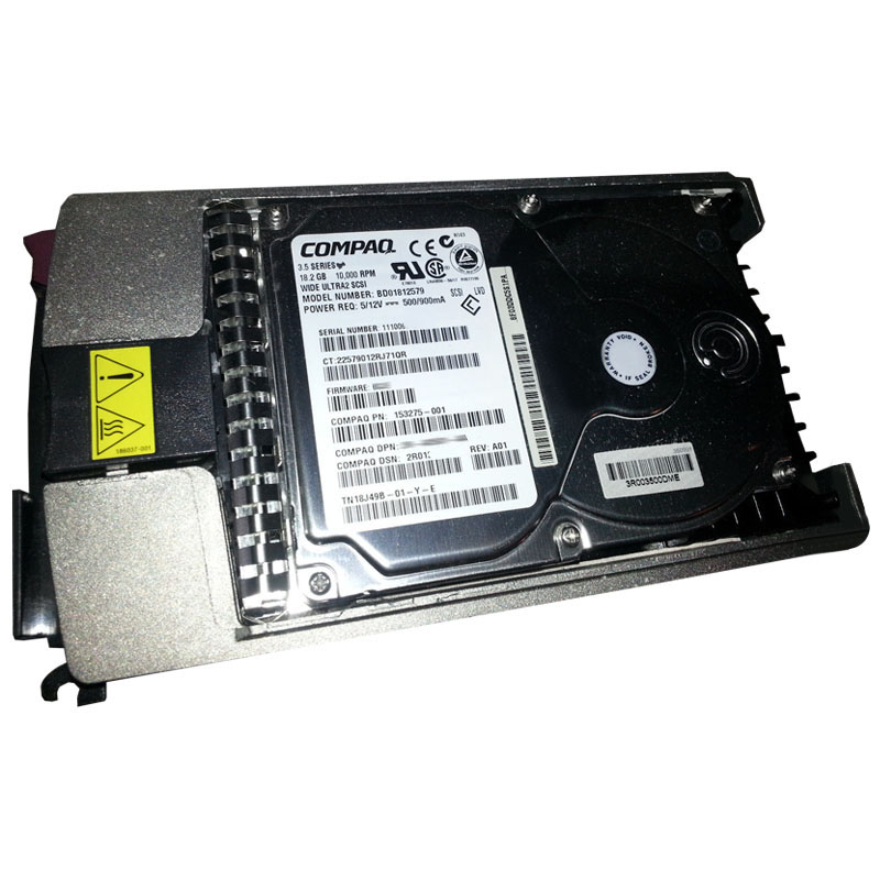 HP-Compaq 153275-001 - 18.2GB 10K 80-PIN Ultra Wide SCSI 3.5" Hard Drive