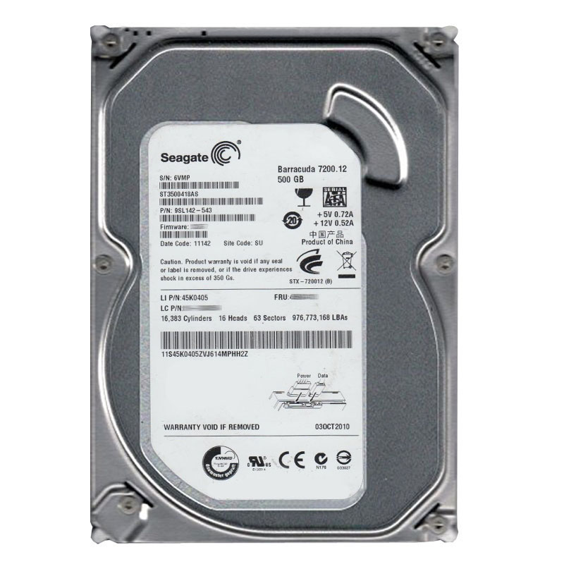 Lenovo 16-004054 - 500GB 7.2K SATA 3.5" Hard Drive