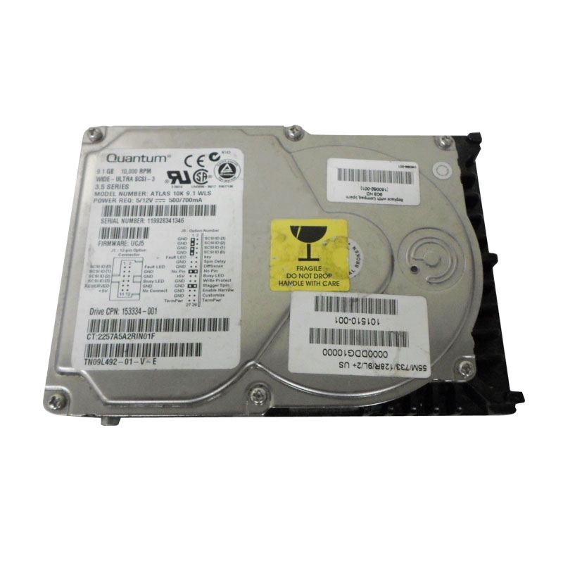 HP 160062-001 - 9.1 U3 SCSI 10000RPM Hard Drive