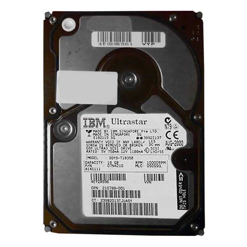 160063-001.jpg HP 160063-001 - 18GB 10K 68-PIN SCSI 3.5" Hard Drive - Image 1