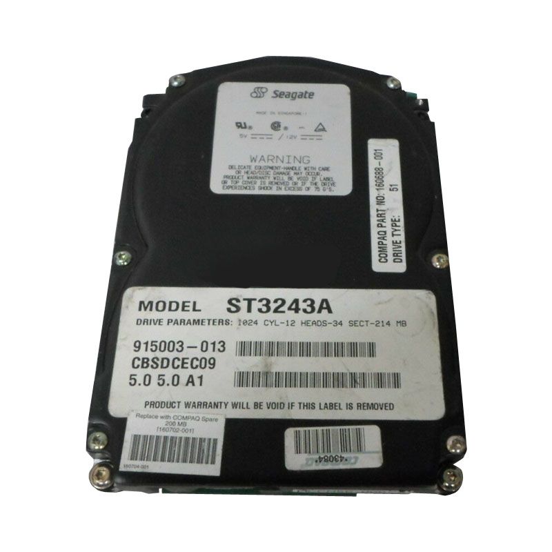 HP 160688-001 - 214MB IDE 3.5" Hard Drive