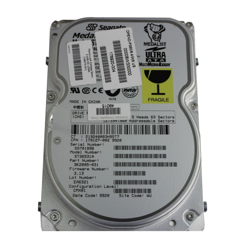 HP 166973-001 - 6.4GB IDE Hard Drive