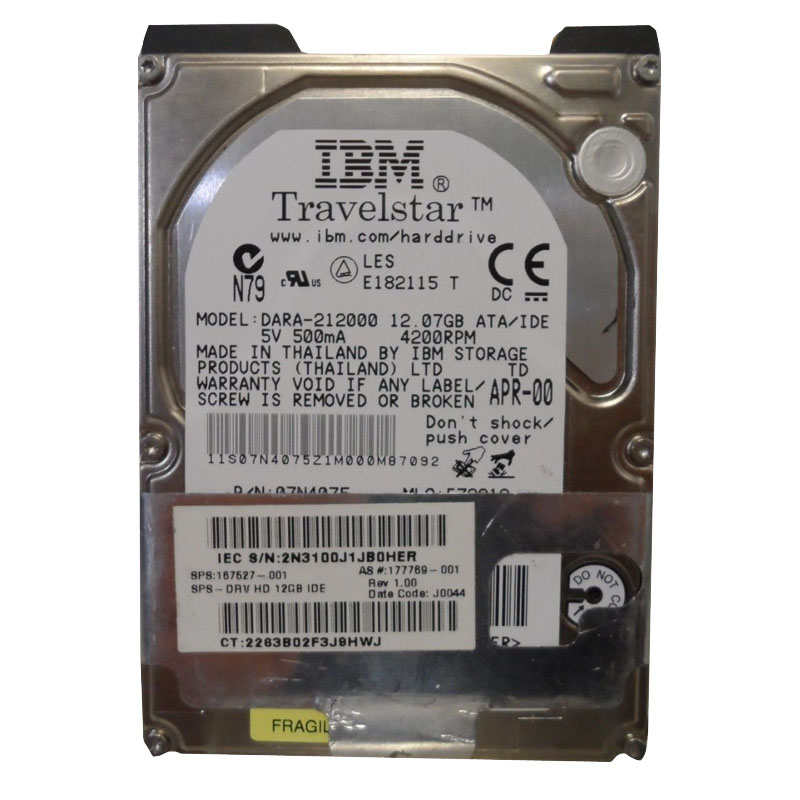 HP 167527-001 - 12GB IDE Hard Drive