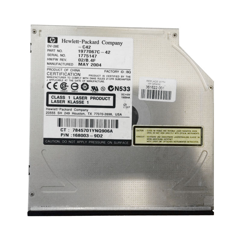 HP 168003-9D2 - 8x DVD 24x CD Slim Drive