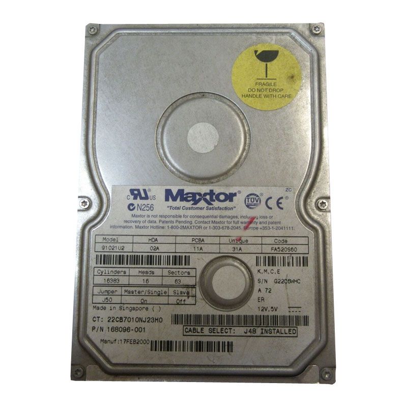 HP 168096-001 - 10.2GB 5.4K IDE 3.5" Hard Drive