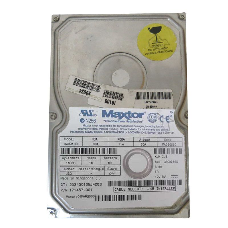 HP 171457-001 - 40GB 7.2K IDE 3.5" Hard Drive