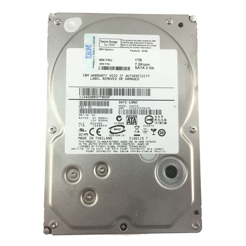 1727-5561 IBM - 1TB 7.2K SATA 3.0Gbps 3.5" Hard Drive