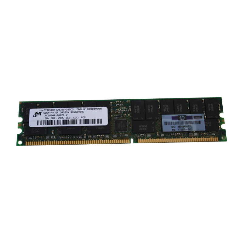 HP 175919-042 - 1GB 200MHz PC-1600 184-Pins DDR ECC Registered DIMM Memory