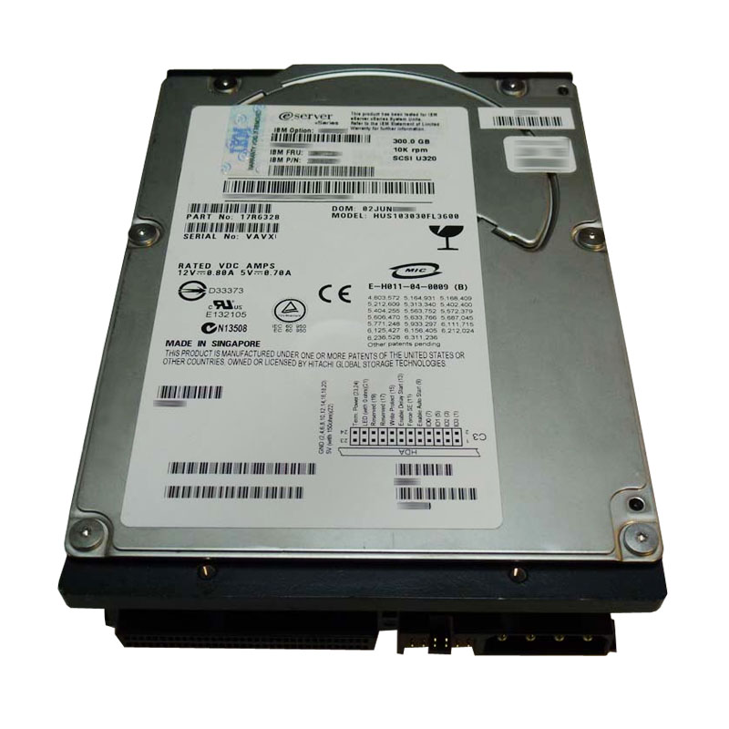 IBM 17R6328 - 300GB 10K Ultra-320 SCSI 3.5" Hard Drive