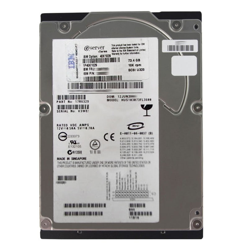 IBM 17R6329 - 73GB 10K Ultra-320 SCSI 3.5" Hard Drive
