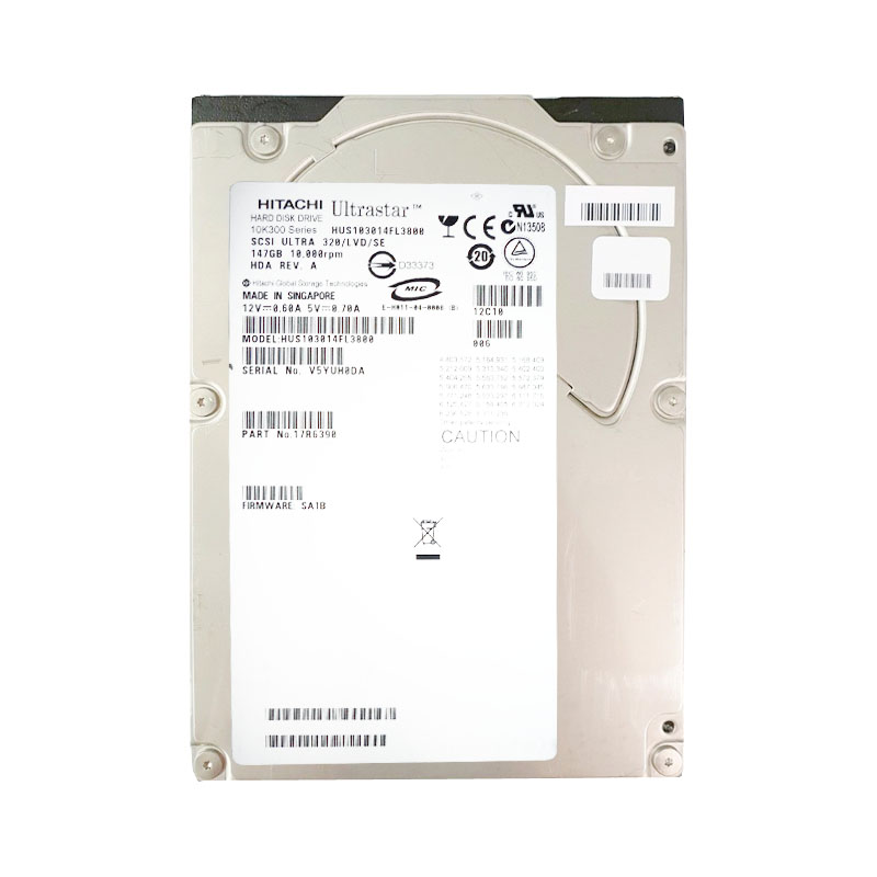 IBM 17R6390 - 147GB 10000RPM 80-Pins Ultra-320 SCSI Hard Drive
