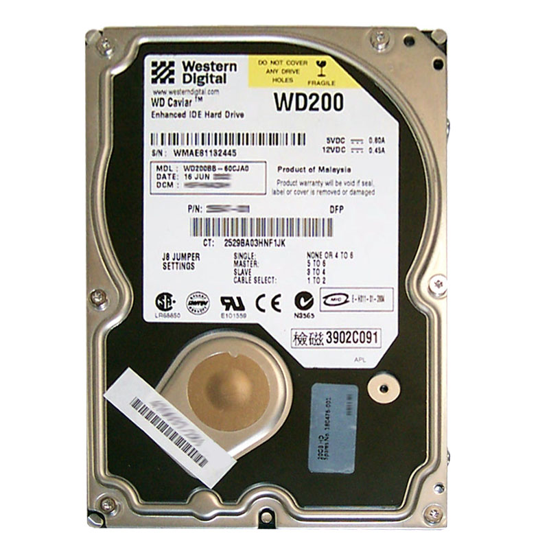 HP 180475-001 - 20GB 7.2K IDE 3.5" Hard Drive