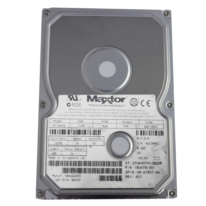 HP 180478-001 - 10.2GB 7200RPM 3.5Inch IDE Hard Drive