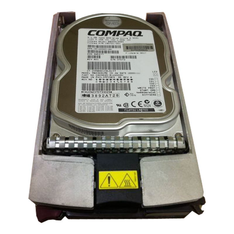 HP 180721-001 - 9.1GB 7.2K Ultra2-SCSI 3.5" Hard Drive