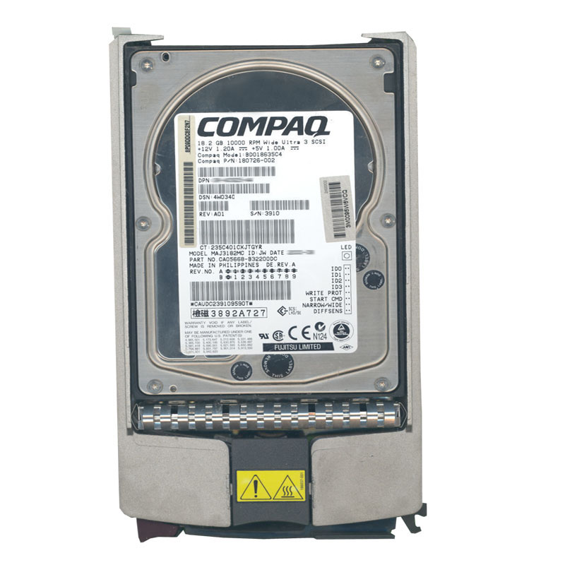 HP-Compaq 180726-002 - 18.2GB 10K Ultra3-SCSI 3.5" Hard Drive