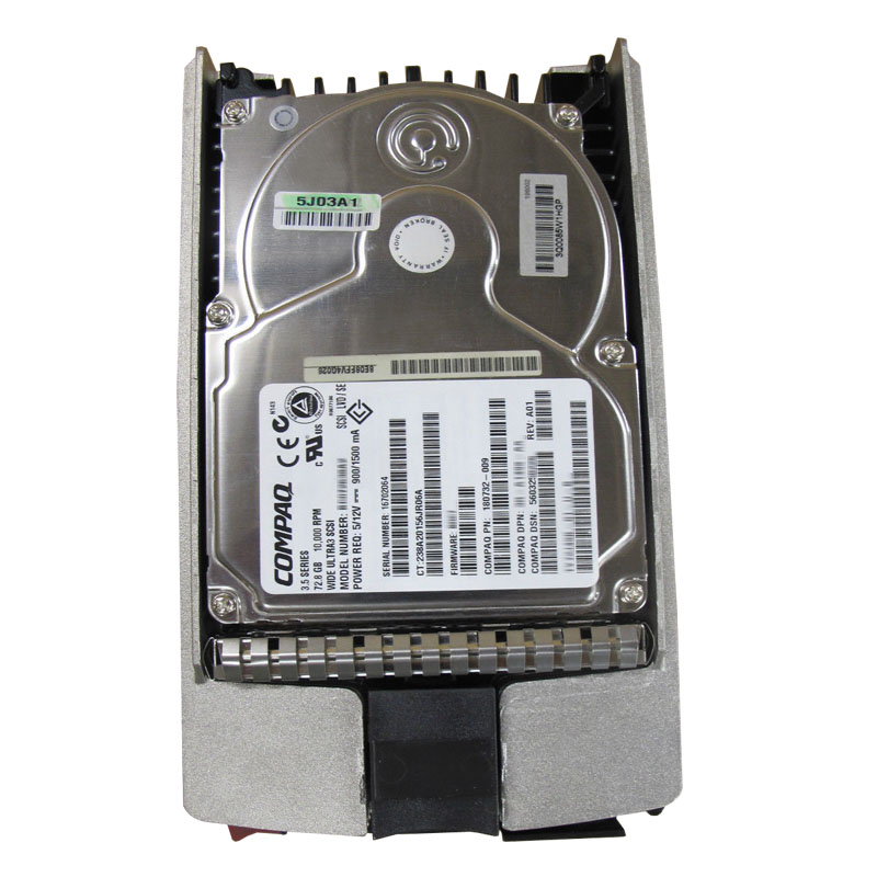 HP 180732-009 - 72.8GB 10K 80-PIN SCSI 3.5" Hard Drive