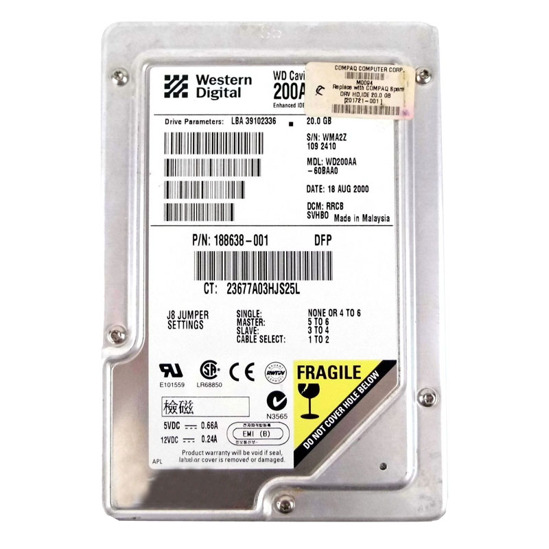 HP 188638-001 - 20GB Hard Drive