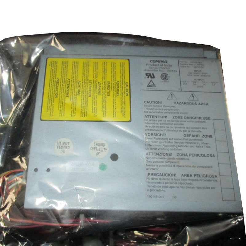 HP 190134-001 - 240W Power Supply For Prosignia 500