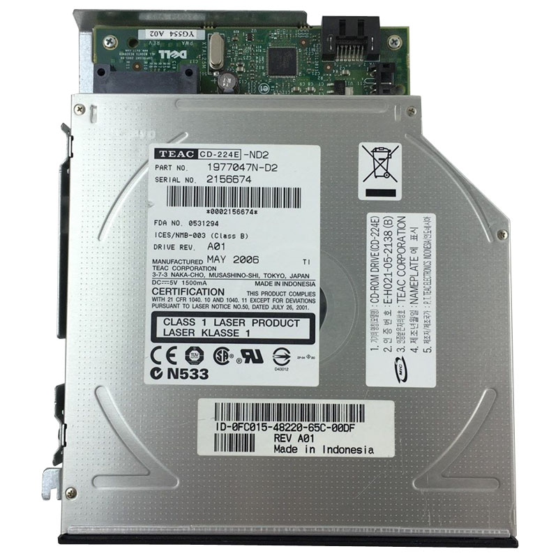 Dell 1977047N-D2 - 24x Slim CD-ROM Drive with Tray