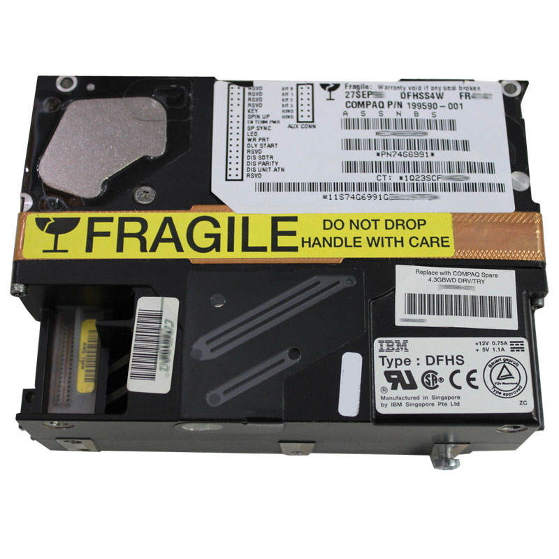HP 199590-001 - 4.3GB  SCSI 3.5" Hard Drive
