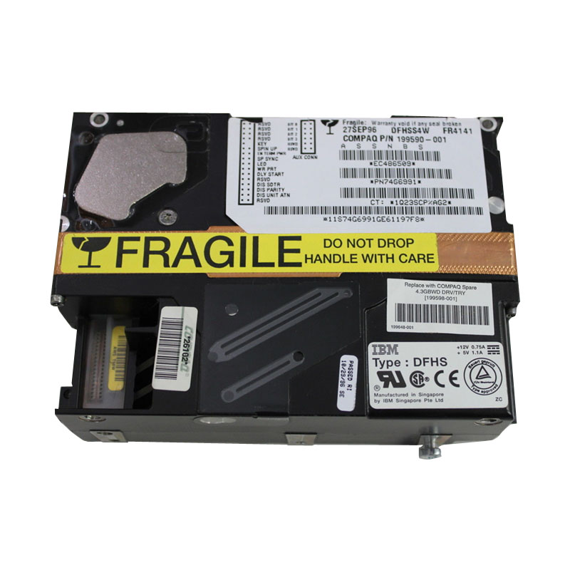 HP 199598-001 - 4.3GB 7200RPM 3.5-Inch 80-Pins SCSI-2 Hard Drive