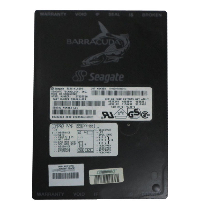 199677-001.jpg HP-Compaq 199677-001 - 2.1GB 7.2K 50-PIN SCSI Hard Drive - Image 1