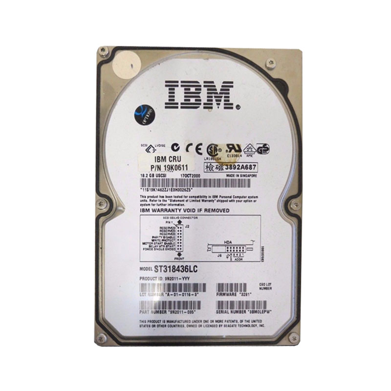 IBM 19K0611 - 18GB 7200RPM 3.5Inch Ultra160 SCSI Hard Drive