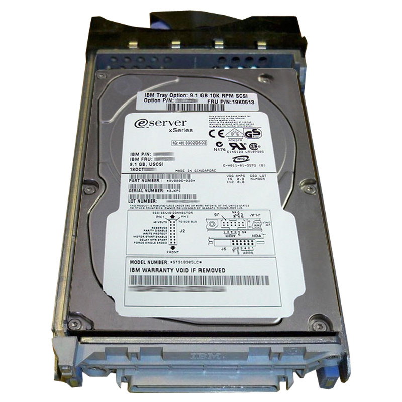 IBM 19K0613 - 9.1GB 10K SCSI 3.5" Hard Drive