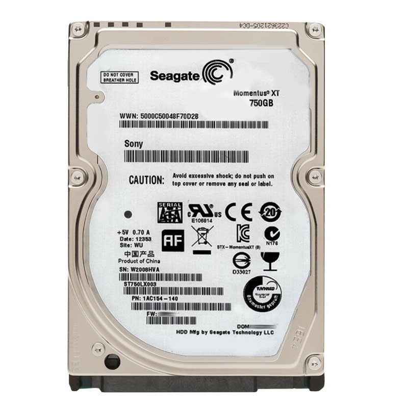 Seagate 1AC154-140 - 750GB 7.2K SATA 6.0Gbps 2.5" 32MB Cache Hard Drive