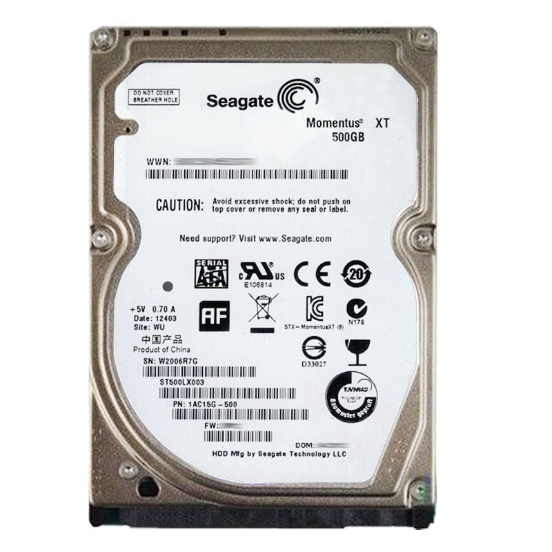 Seagate 1AC15G-500 - 500GB 7.2K SATA 6.0Gbps 2.5" 32MB Cache Hard Drive