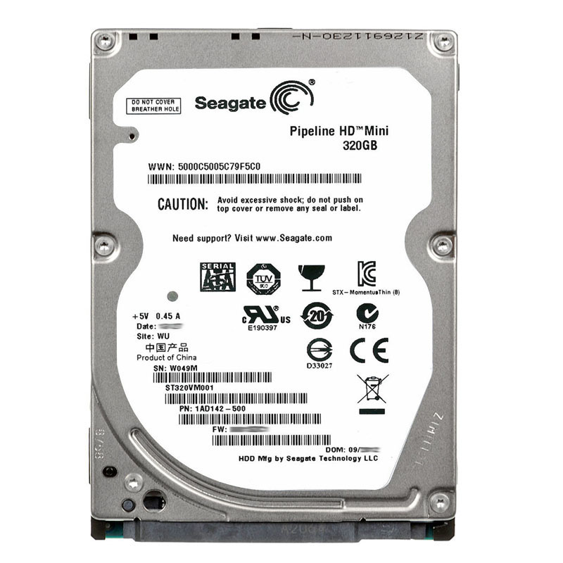 Seagate 1AD142-500 - 320GB 5.4K SATA 2.5" 8MB Cache Hard Drive