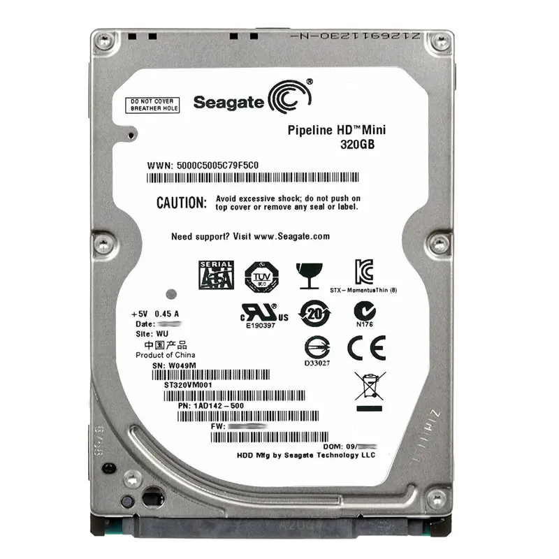 1AD142-500.jpg Seagate 1AD142-500 - 320GB 5.4K SATA 2.5" 8MB Cache Hard Drive - Image 1