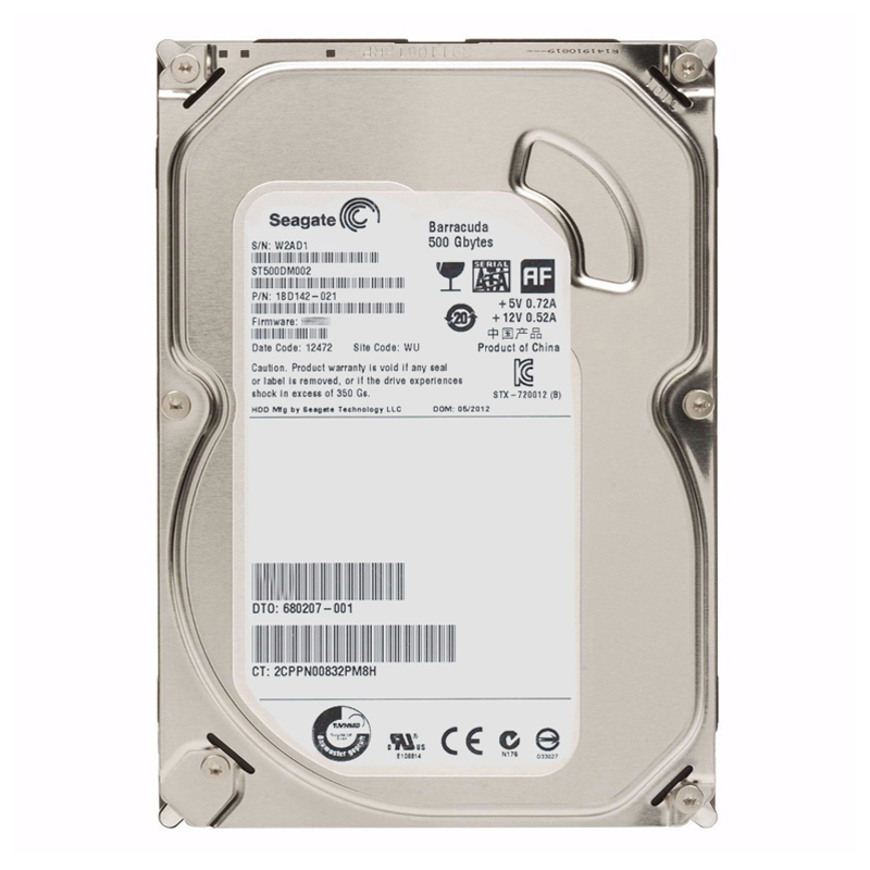 Seagate 1BD142-021 - 500GB 7.2K SATA 6.0Gbps 3.5" 16MB Cache Hard Drive
