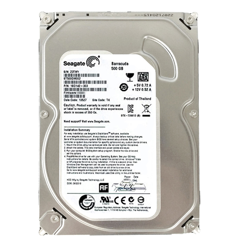 Seagate 1BD142-303 - 500GB 7.2K SATA 6.0Gbps 3.5" 16MB Cache Hard Drive