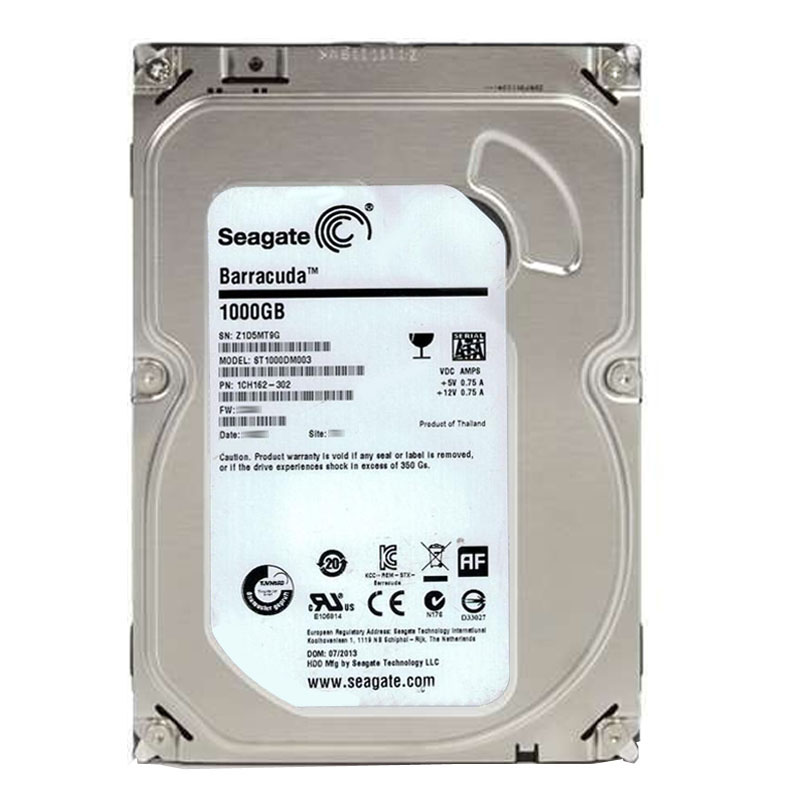 Seagate 1CH162-302 - 1TB 7.2K SATA 6.0Gbps 3.5" 64MB Cache Hard Drive