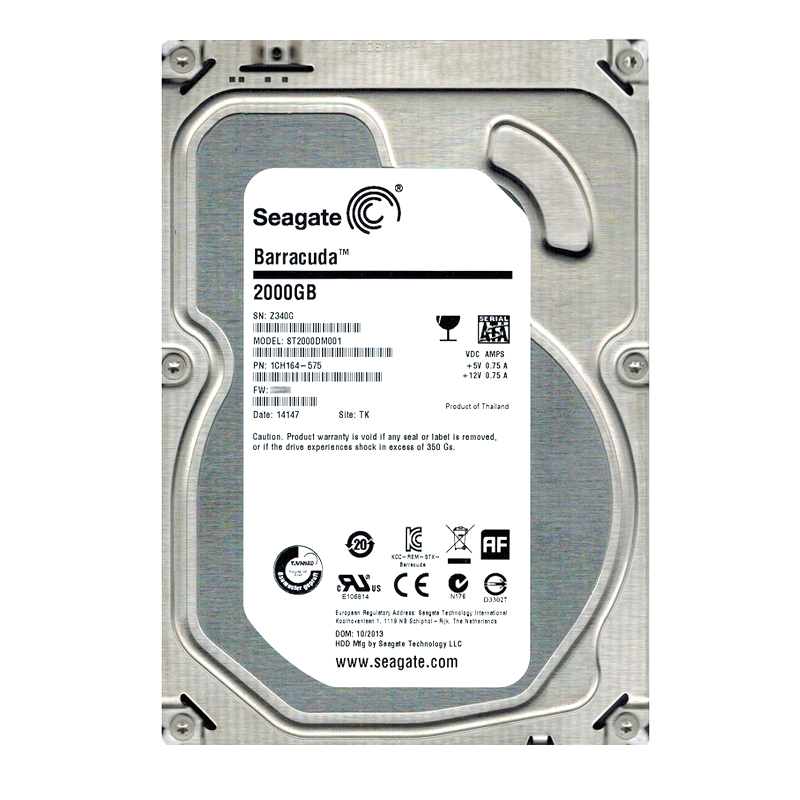 Seagate 1CH164-575 - 2TB 7.2K SATA 6.0Gbps 3.5" 64MB Cache Hard Drive