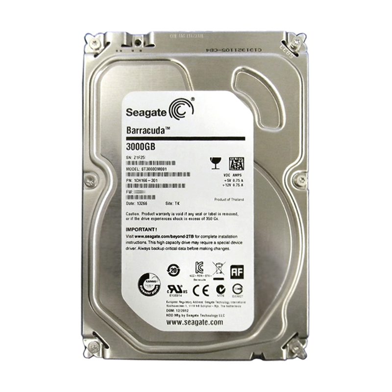 Seagate 1CH166-301 - 3TB 7.2K SATA 6.0Gbps 3.5" 64MB Cache Hard Drive