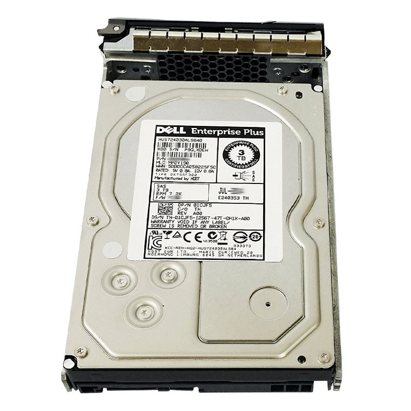 Dell 1CJF5 - 3TB 7.2K SAS 6.0Gbps 3.5" Hard Drive