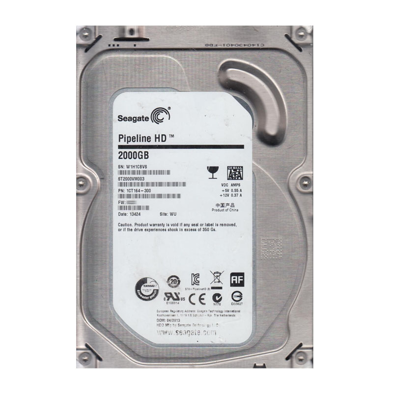 1CT164-300 Seagate - 2TB 7.2K SATA 3.5" 64MB Hard Drive