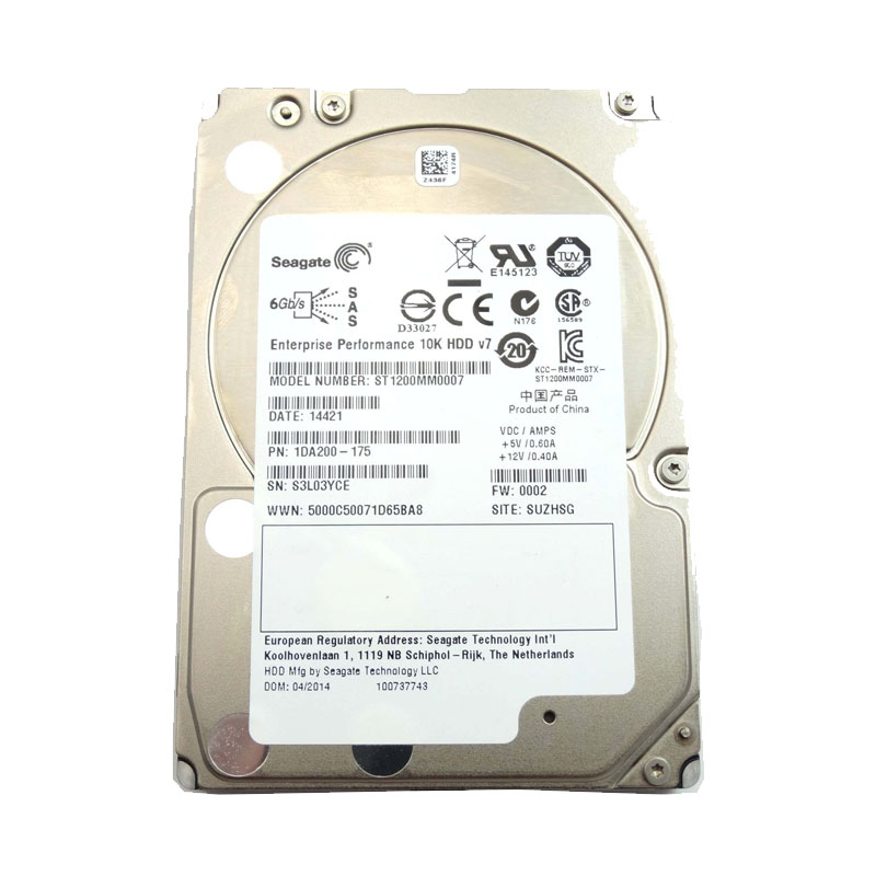 1DA200-175.jpg 1DA200-175 Seagate - 1.2TB 10K SAS 2.5" Hard Drive - Image 1