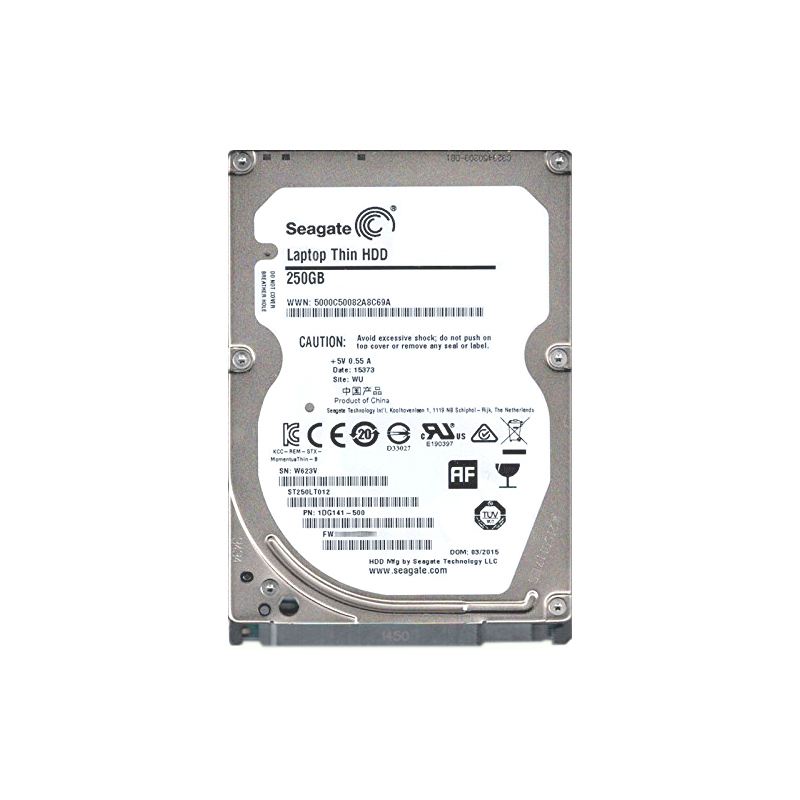 Seagate 1DG141-500 - 250GB 5.4K SATA 3.0Gbps 2.5" 16MB Cache Hard Drive