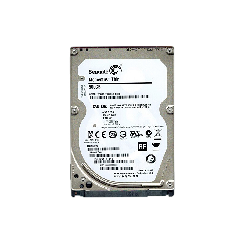 Seagate 1DG142-566 - 500GB 5.4K SATA 3.0Gbps 2.5" 16MB Cache Hard Drive
