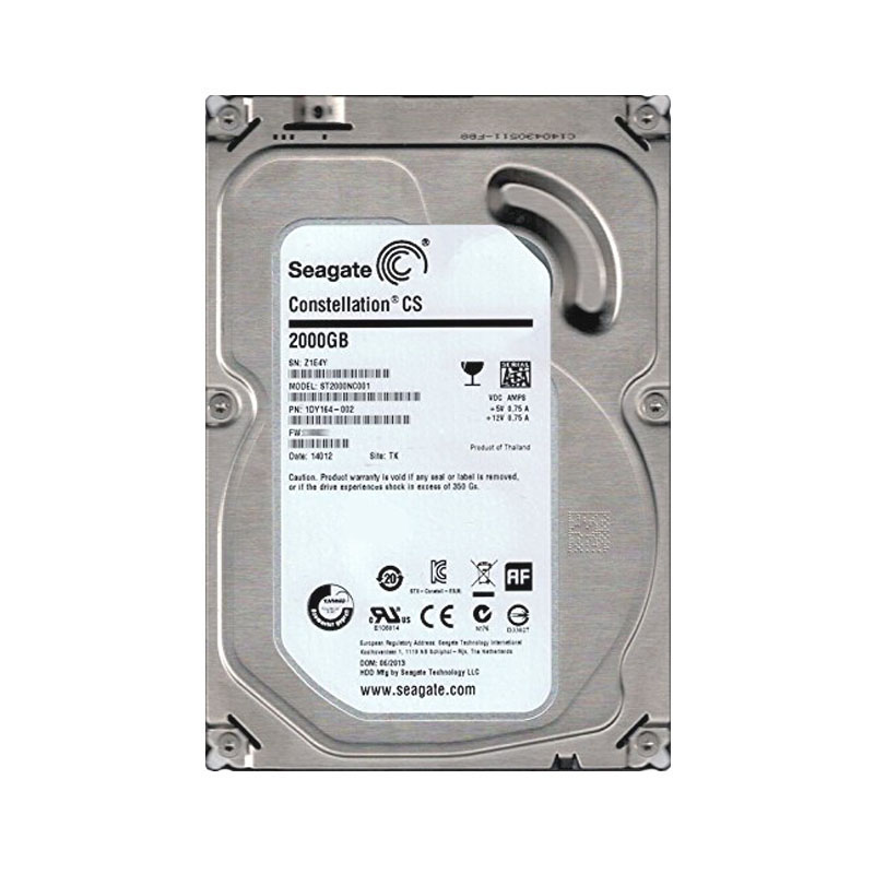 Seagate 1DY164-002 - 2TB 7.2K SATA 6.0Gbps 3.5" 64MB Cache Hard Drive