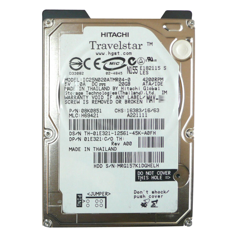 1E321 Dell - 20GB 4.2K IDE 2.5" Hard Drive