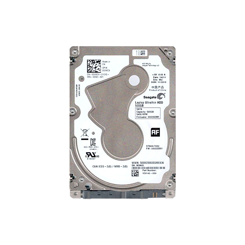 Seagate 1E9142-030 - 500GB 5.4K SATA 6.0Gbps 2.5" 16MB Cache Hard Drive