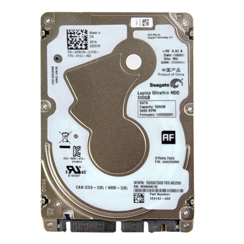 Seagate 1E9142-033 - 500GB 5.4K SATA 6.0Gbps 2.5" 16MB Cache Hard Drive