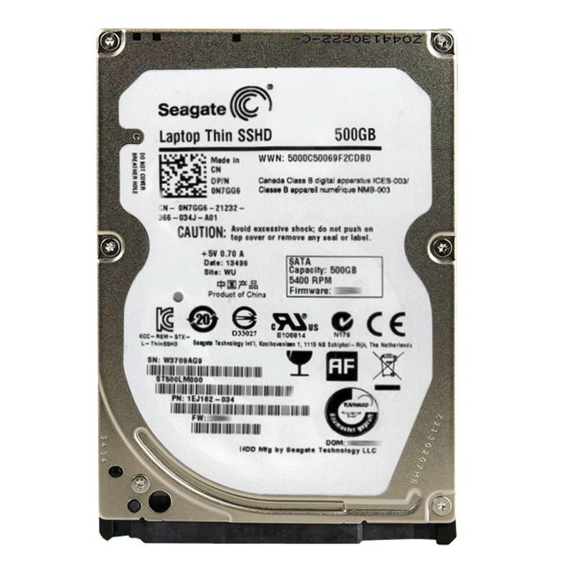 Seagate 1EJ162-034 - 500GB 5.4K SATA 6.0Gbps 2.5" 64MB Cache Hard Drive