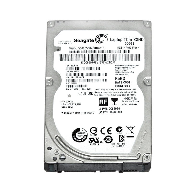 Seagate 1EJ162-074 - 500GB 5.4K SATA 6.0Gbps 2.5" 64MB Cache Hard Drive