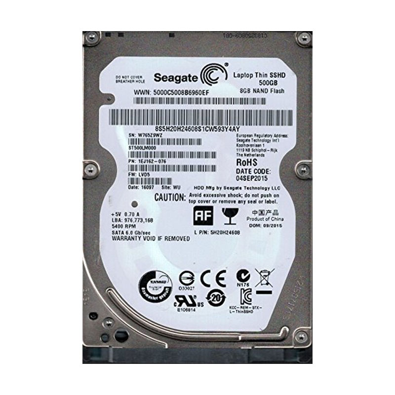 1EJ162-076 Seagate - 500GB 5.4K SATA 2.5" Hard Drive