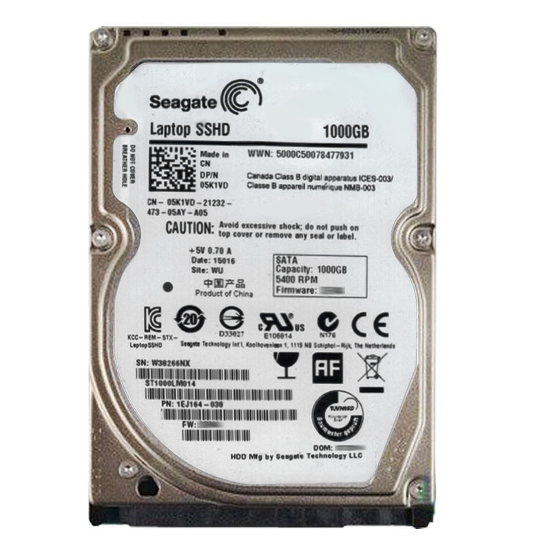 Seagate 1EJ164-038 - 1TB 5.4K SATA 6.0Gbps 2.5" 64MB Cache Hard Drive